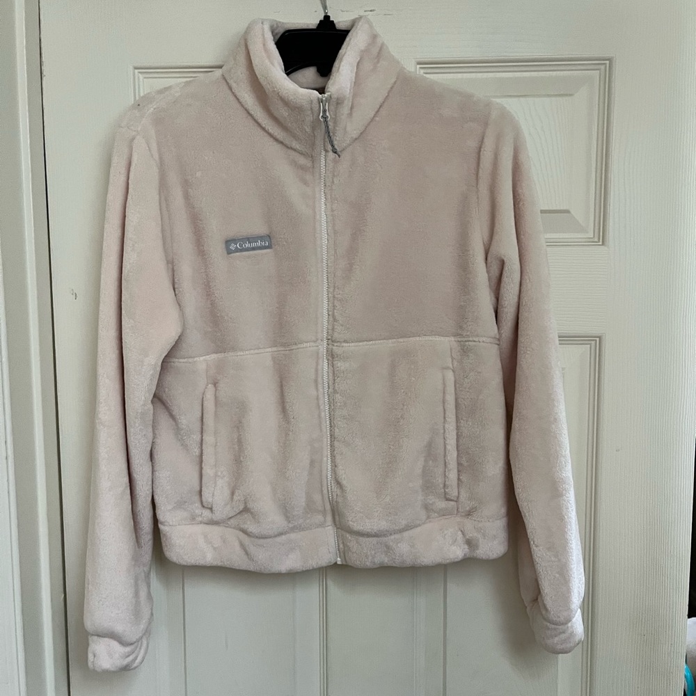 Women’s Cropped Columbia Fleece Michelob Ultra Jacket Size Small